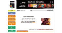 Desktop Screenshot of colorants-naturels.com
